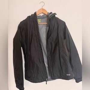 Koppen Black Windbreaker Jacket for Men